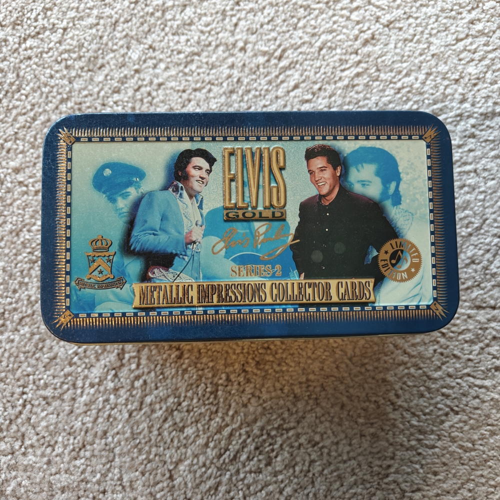 Elvis Gold Metallic Impressions Collector Cards Series 2